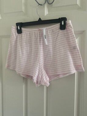 PINK VICTORIA SECRET PYJAMA SHORTS M | NWT